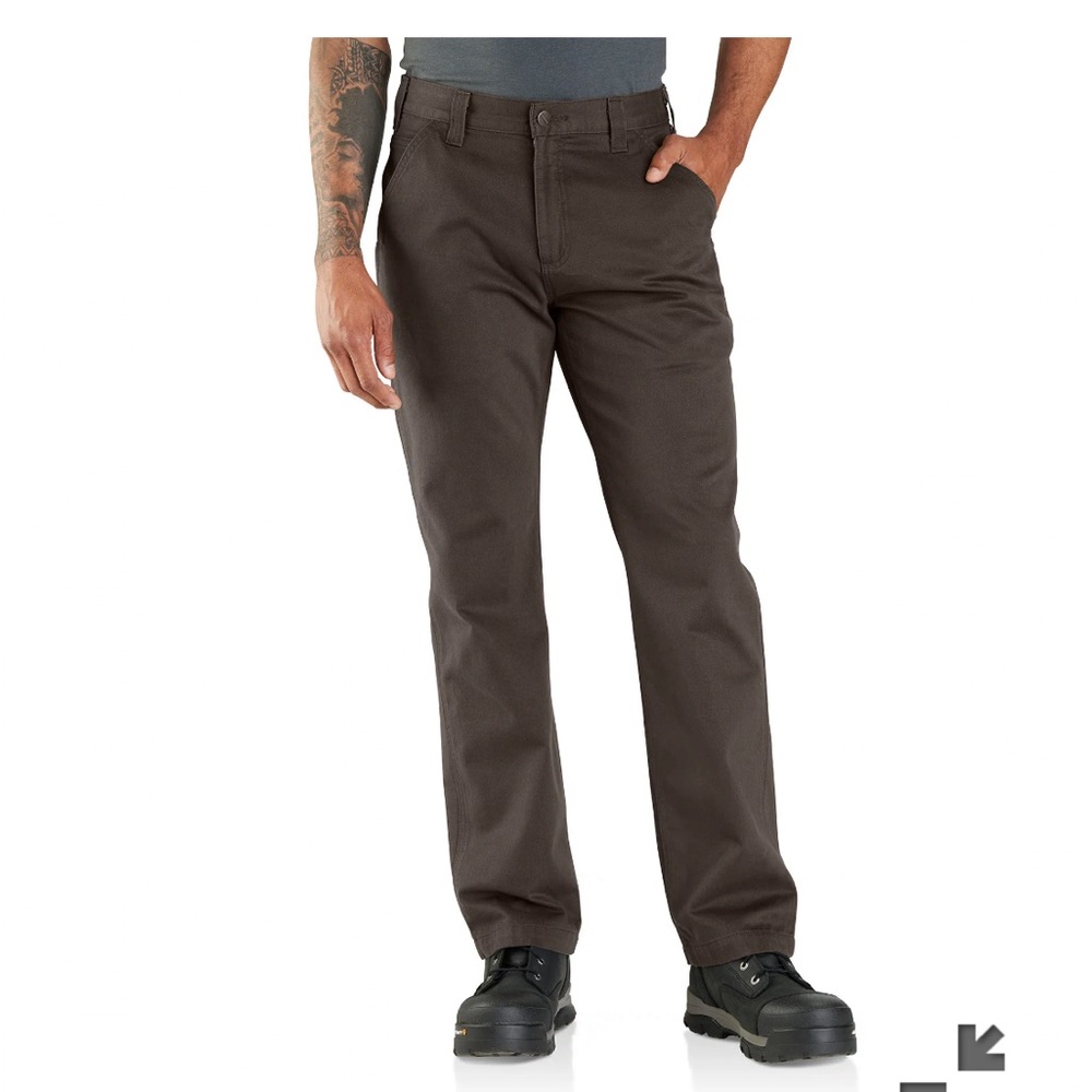 Carhartt RELAXED FIT TWILL UTILITY WORK PANT 36 x 34 Dark Coffee